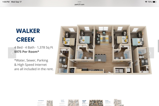 Unit Layout - Park37