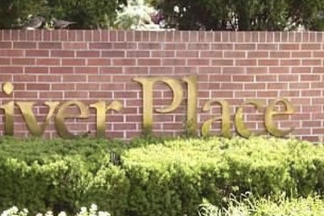 River Place main entry to gated complex - Rosslyn, Va Condo
