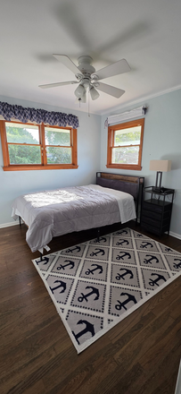 Bedroom - Sunny nicely appointed room in beautiful safe Garden City. New Full size bed! House