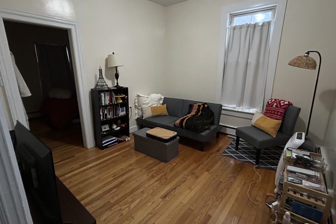 Living Room - Cozy 1 Bedroom Spring Sublet/Lease Xfer Triplex