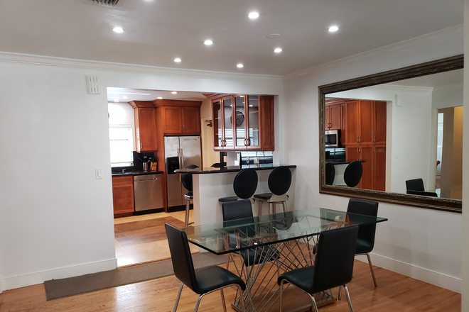 Dining Room - FURNISHED-Across from the law school side of campus 4 bed/2 bath/Gym/3 Refrigerator House