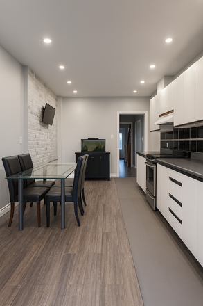 Shared Dining & Kitchen - Private room for male student in a shared house at Prescott Ave, Toronto, Utilities included