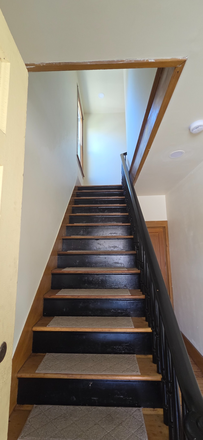 Front staircase - Furnished Student Rental Utilities included Apartments