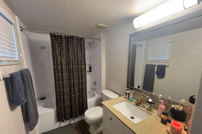 Bathroom - The Village at Science Drive Apartments