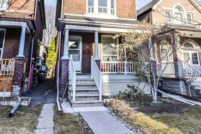 House Exterior (entrance in rear via walkway access) - Furnished 1-Bedroom Basement Apartment, Bloor/ Dufferin near subway