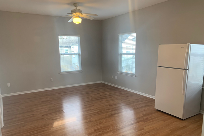 livingroom/kitchen area - Garage apartment 1/1 - one mile from Rice Univeristy