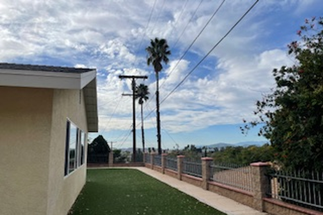 Backyard view of UCR - Hillandale Ct. House