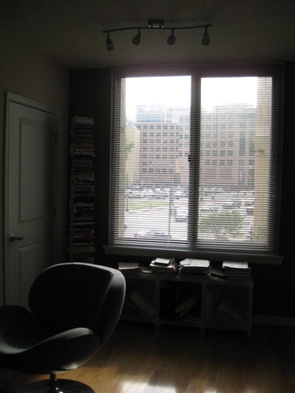 Windows facing Mass Ave - Ideal Studio for Grad/Law Faculty and Students Condo