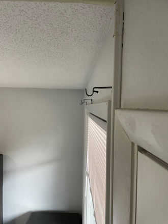 Hooks for curtains - Studio West Apartments
