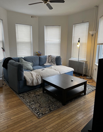 Living Room - $1,100 Summer Sublet | Mission Hill Apartment with easy commute, big living spaces, laundry, etc