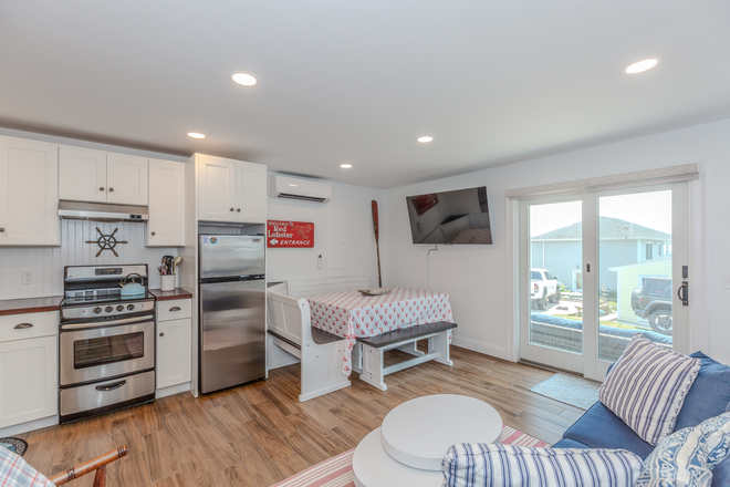Kitchen/Living Room - Narragansett Coastal Charmer with Private Beach & Ocean Views! House