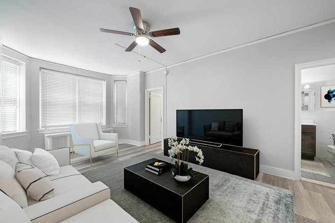 Westbury Living Room - Westbury Apartments