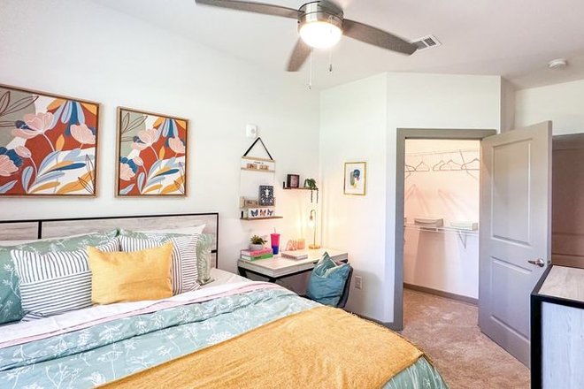 Bedroom and Closet - 14SixtyFive Apartments - $300 OFF APRIL RENT