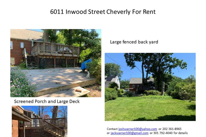 Porch & Backyard - Lovely Cape Cod with Finished Basement House