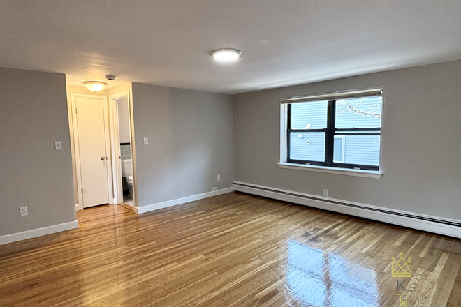 living room - Sunny Coolidge Corner 1 bed with parking Apartments