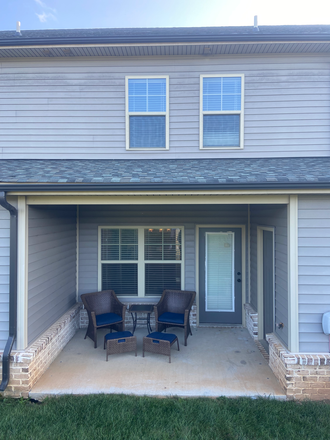 Covered back porch - Girls Only/ Furnished Townhouse/ 2 Bedroom