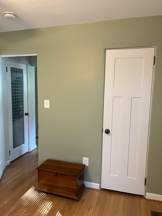 Downstairs / First Floor Bedroom for Rent (Door and Closet Door) - Right Next to Campus: Mostly Furnished 4 Bedroom Home