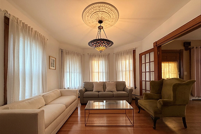 Living room - Fully Furnished 4-Bed West Medford Victorian Near Tufts & MBTA House