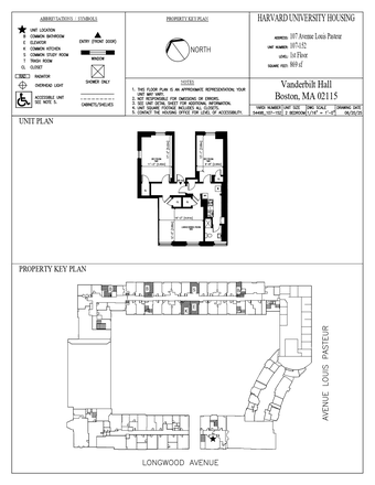 Floor plan - Vanderbilt Hall (2 bedroom) Apartments
