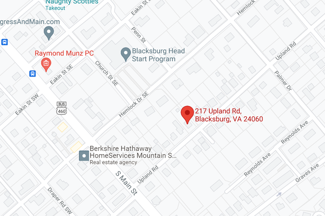 map view - Furnished Apartment Within Walking Distance of Campus & Downtown