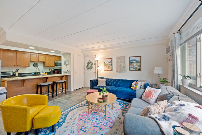 Living room - 3305-3307Jefferson Ave. Apartments