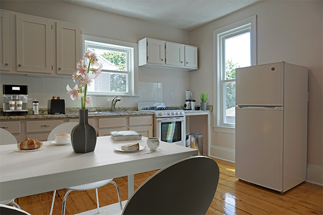 kitchen - Studio W/ Parking For Rent ($75/month) Available 8/1! Triplex