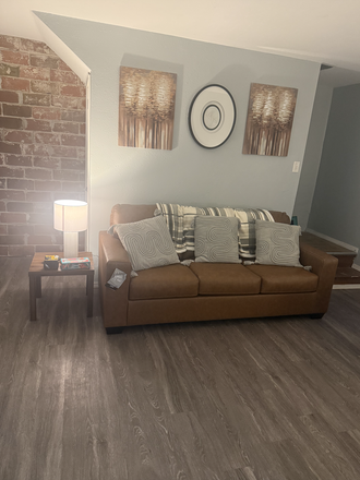 Living room - Fully Furnished Cozy Coach House near Downtown Iowa City! ALL UTILITIES AND WIFI INCLUDED!!!