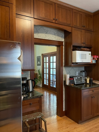 kitchen - Large, fully furnished room for rent, included utilities, high speed internet, and parking space. House