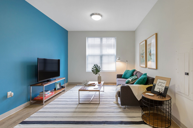 Living Room - Spring Sublease at Rambler - Beautiful Renovated Apartment Steps from UMD Campus