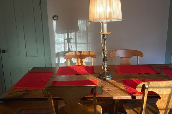 Dining Room - Furnished House in S. Dartmouth - Short term by Semester/school yr