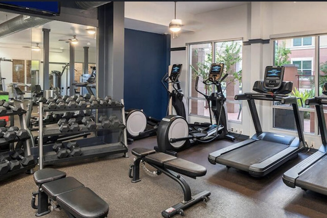 Resident Gym - District on 5th (Shared Luxury Student Apartments/Housing close to Campus)