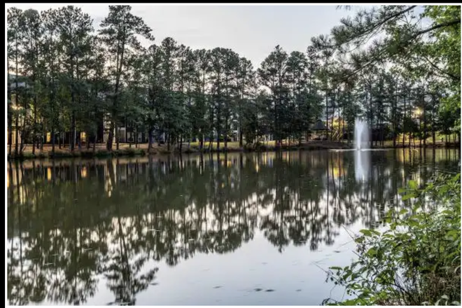 Private lake with walking path - The Belmont Apartments (sublease)