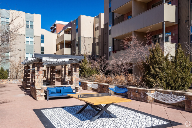 Outside courtyard - Fully Furnished One Bedroom Private Bath in 3/3 Unit - Spring, The Lotus - $1000 Lease Credit!! Apartments