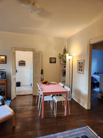 Living Room/Dining Room Table - Sublet Room in Apt, Just Steps from GU Campus! Mid June-September