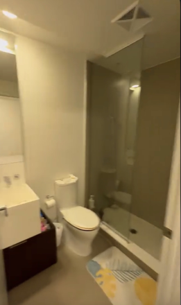 ensuite bathroom - 2 Bedroom semi-furnished in Bloor-Yonge, direct access to bloor station