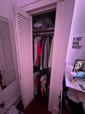 Bedroom closet - Looking for a roommate at Mission Hill! Apartments