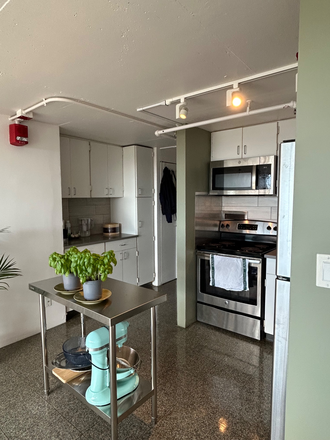 Open kitchen - Sunny One-Bedroom with Great Views in High-Rise Building Apartments