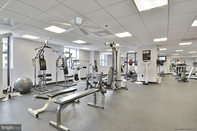 Gym - LARGE NEWLY RENOVATED 2 BR 2 BATH HARBOR EAST CONDO Apartment (POOL, PARKING, GYM, WIFI INCLUDED)
