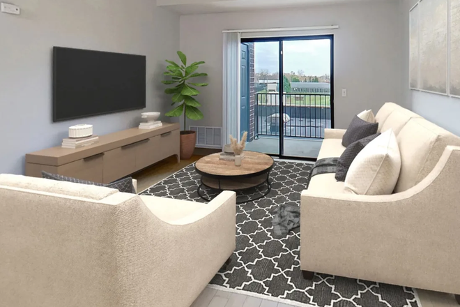 Living Room - Stadium District Apartments