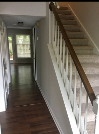 Stairs/Front hallway - Townhouse in Stonesthrow
