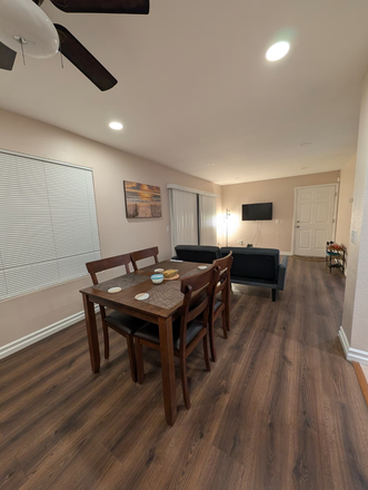 Dining Table - Woodlands Apartment Complex. 1 bed 1 bath. Fully furnished. Parking + utilities included.