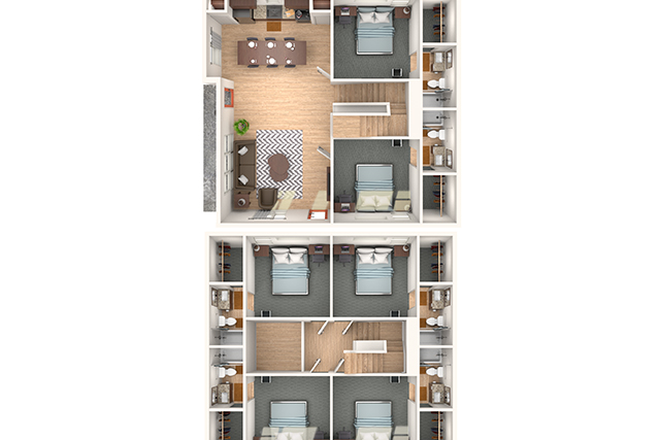 Floor plan - Epoch 6 Bedroom House in the lake