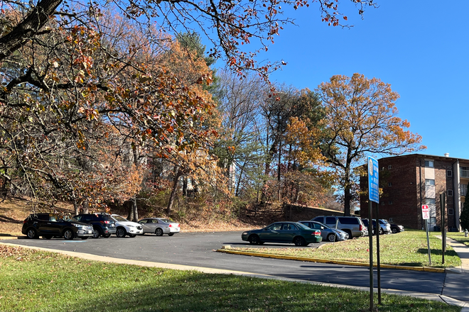 Parking lot - A cozy and spacious two-bedroom in New Carrollton, MD - available June 15 Condo