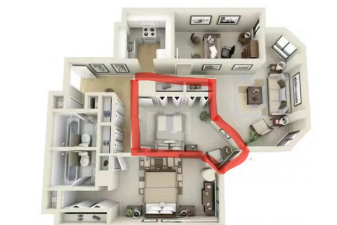 floorplan - Greenhouse Apartment