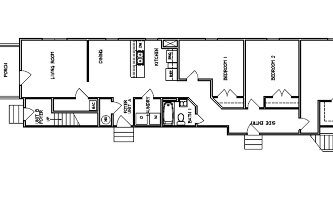 layout - Renovated fully furnished apartment with character