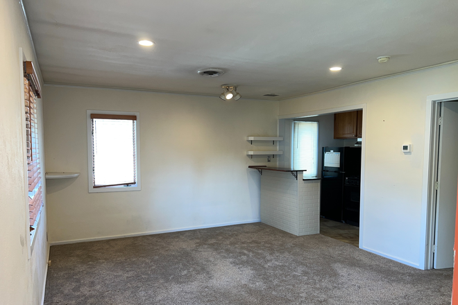 Living Room, carpet, recessed lights - 1BR apt w/garage space-North Harrison St-Princeton