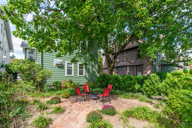 Beautiful landscaped back garden - Historic Home On The Green - First Time on Market In 50 years