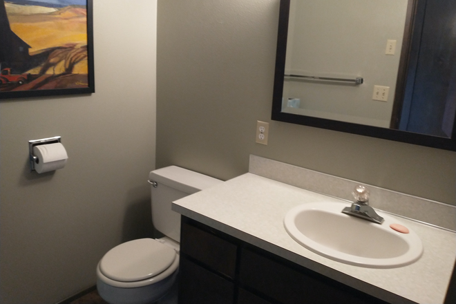 Your bathroom - $700.00/mo.  Includes utilities, private room, bath and fully furnished. Duplex