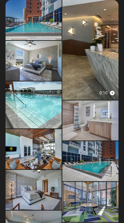 Pool, business center - Motion at Dadeland