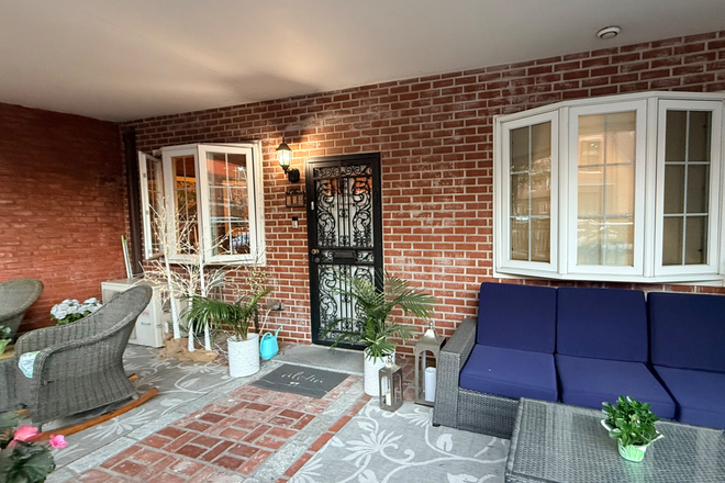 Beautiful private patio - Furnished North End apartment with own entrance and private patio